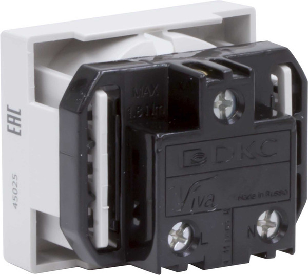 Изображение товара Розетка DKC Viva / 45025 (серый)