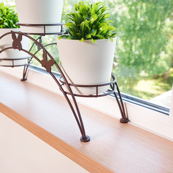 Изображение товара Стойка для цветов ЗМИ Арка 3 ПДЦ 413 (коричневый)