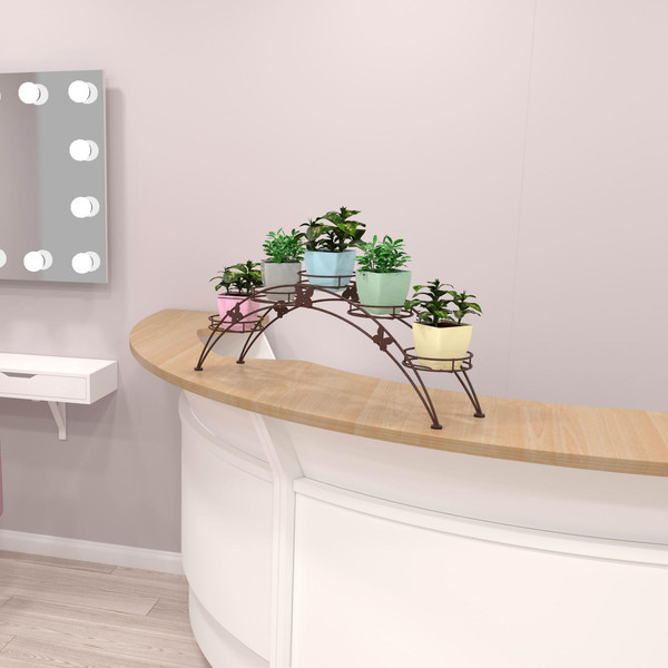 Изображение товара Стойка для цветов ЗМИ Арка 5 ПДЦ 414 (коричневый)