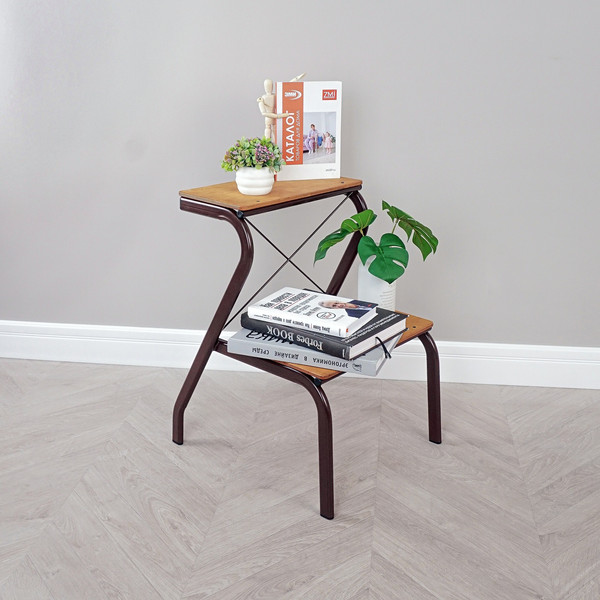 Изображение товара Табурет-лестница ЗМИ Конек ТС 277 (коричневый)