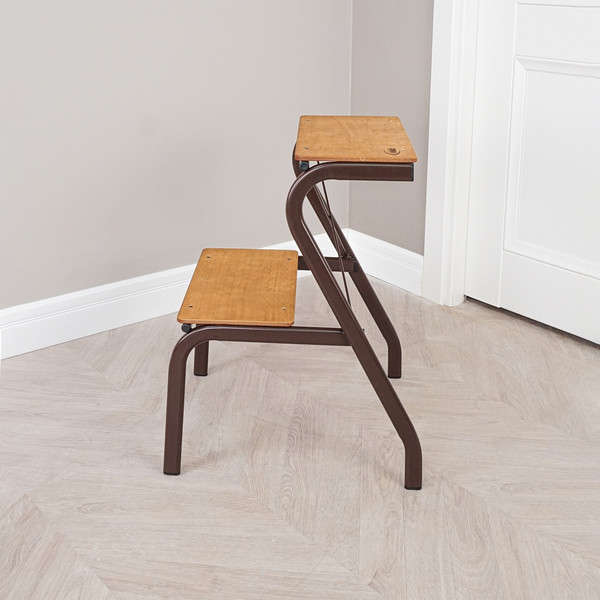 Изображение товара Табурет-лестница ЗМИ Конек ТС 277 (коричневый)