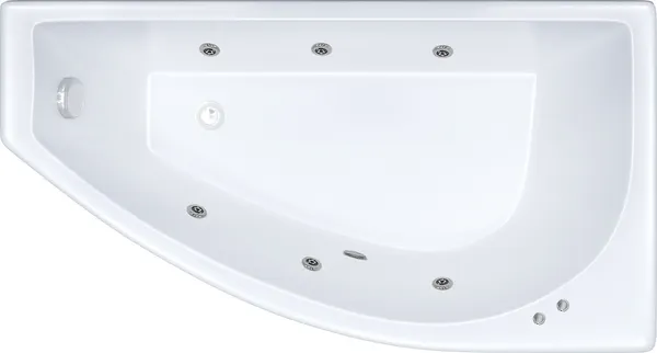 Изображение товара Ванна акриловая Triton Бэлла 140x77 L Экстра Релакс Flat (с гидромассажем/хромотерапия)