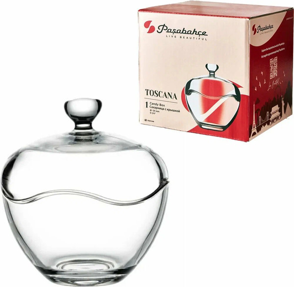 Изображение товара Сахарница Pasabahce Toscana 98775/1205986 (с крышкой)
