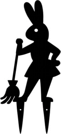 Изображение товара Украшение для сада Мультидом Кролик садовод DA83-284