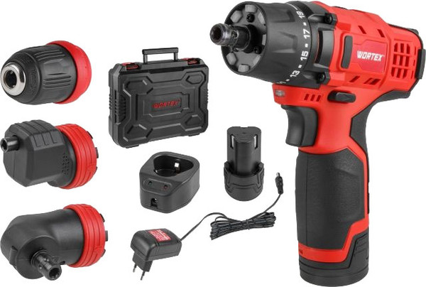 Изображение товара Аккумуляторная дрель-шуруповерт Wortex BD 1215 Li SET (1326469)