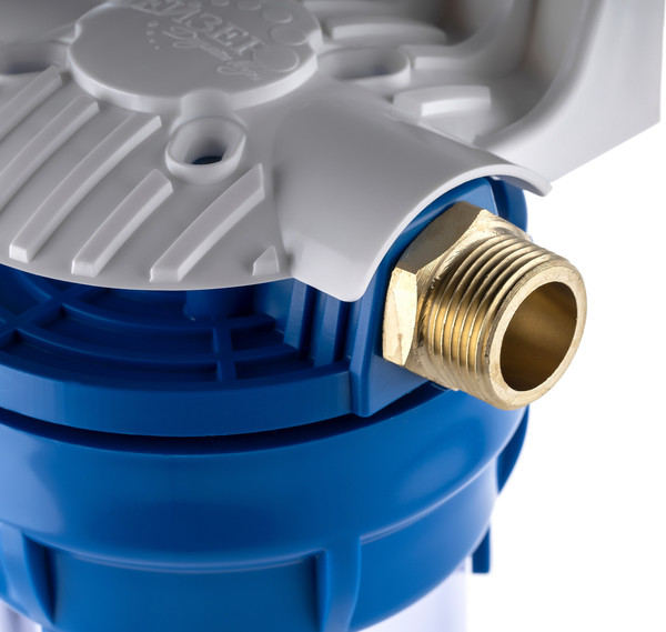 Изображение товара Корпус магистрального фильтра Гейзер 10x3/4 / 50534 (прозрачный)