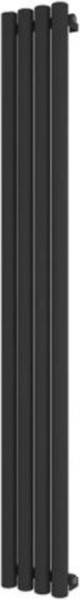 Изображение товара Радиатор стальной Faberg Garminia 1/50 (черный матовый RAL-9005, 4 секции)