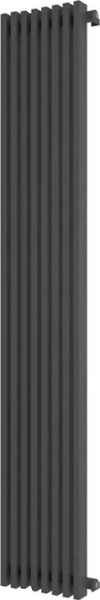 Изображение товара Радиатор стальной Faberg Sabron 1 (черный матовый RAL-9005, 8 секций)