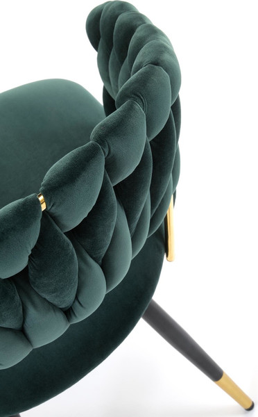 Изображение товара Стул Halmar K551 (зеленый/черный/золото)