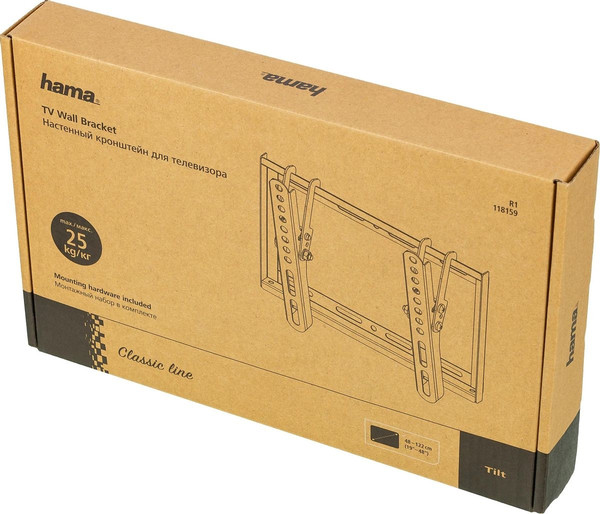 Изображение товара Кронштейн для телевизора Hama R1 118159 (черный)
