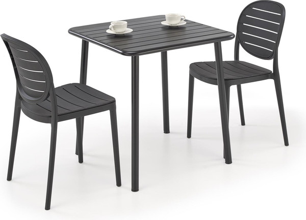 Изображение товара Стол садовый Halmar Bosco KW (черный)