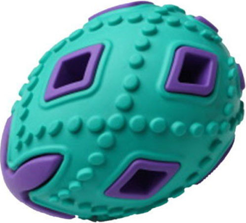 Изображение товара Игрушка для собак Homepet Silver Series Яйцо / 78981 (бирюзовый/фиолетовый)