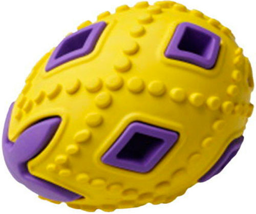 Изображение товара Игрушка для собак Homepet Silver Series Яйцо / 78980 (желтый/фиолетовый)