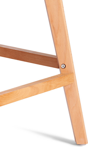 Изображение товара Стул барный Tetchair Tulip Bar пластик/дерево (черный/натуральный)