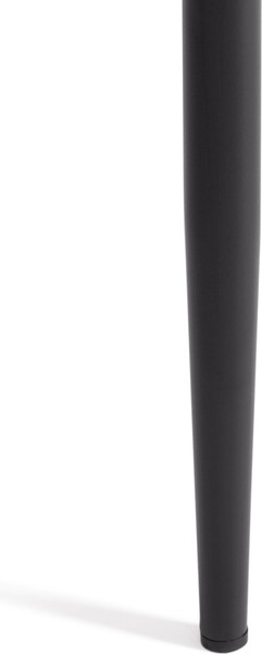 Изображение товара Стул Tetchair Capri металл/флок (бежевый/черный)