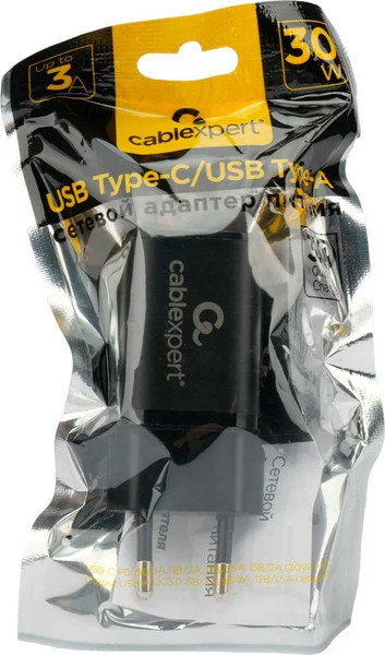 Изображение товара Адаптер питания сетевой Cablexpert MP3A-PC-43 (черный)