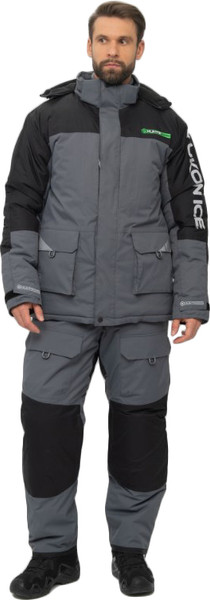 Изображение товара Костюм для охоты и рыбалки Huntsman Yukon Ice-45°C (р. 52-54/170-176, серый/черный)