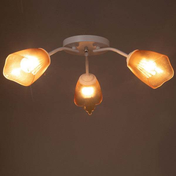 Изображение товара Люстра BayerLux Оникс 4533449 (белый/коричневый)