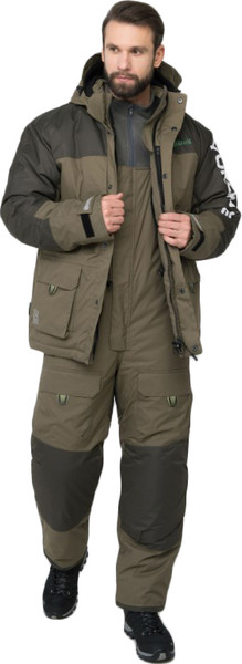 Изображение товара Костюм для охоты и рыбалки Huntsman Yukon Ice-45°C (р.44-46/182-188, хаки)
