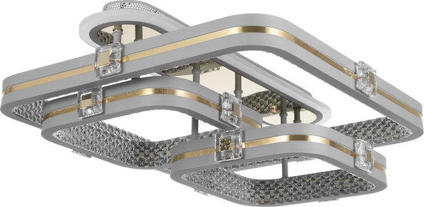Изображение товара Люстра BayerLux Люминара 9644097 (серый/золото)