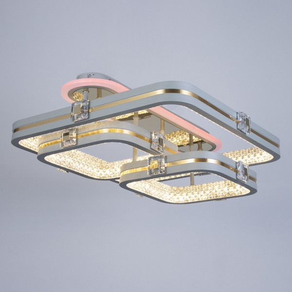 Изображение товара Люстра BayerLux Люминара 9644097 (серый/золото)