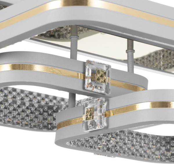 Изображение товара Люстра BayerLux Люминара 9644097 (серый/золото)