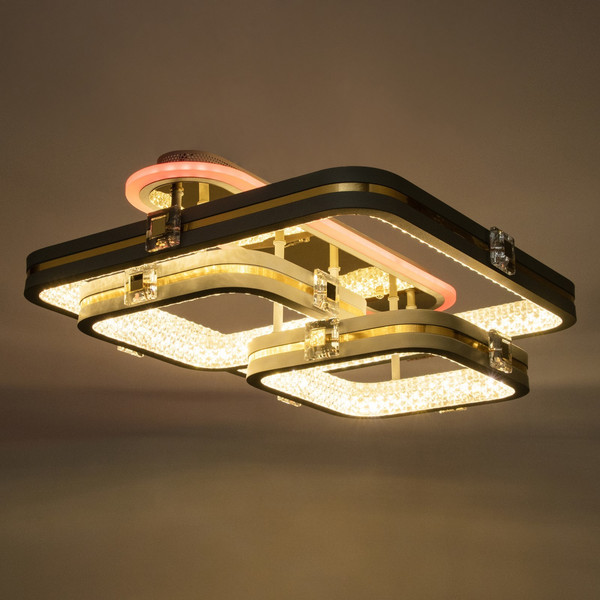 Изображение товара Люстра BayerLux Люминара 9644097 (серый/золото)