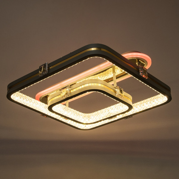 Изображение товара Потолочный светильник BayerLux Люминара 9644096 (серый/золото)