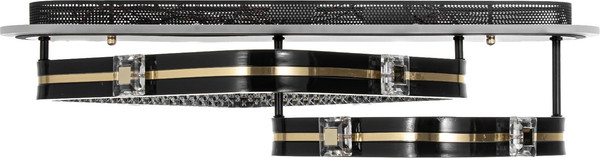 Изображение товара Потолочный светильник BayerLux Круз 9644095 (черный/золото)