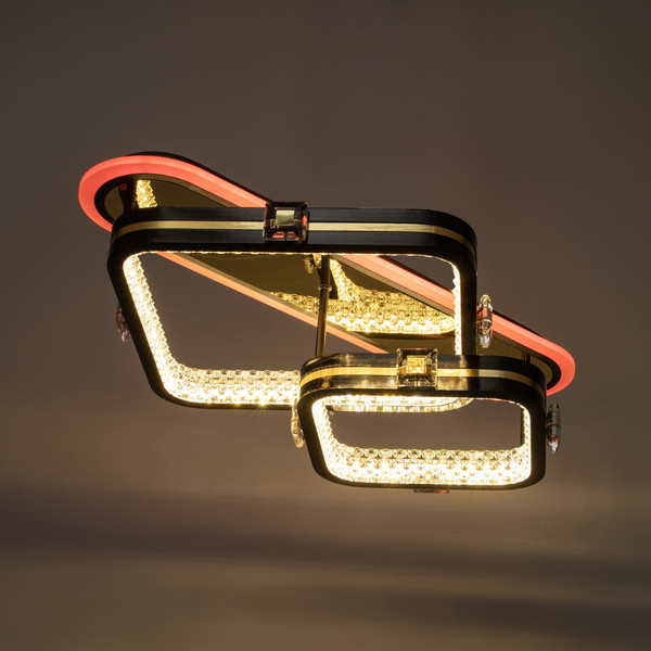 Изображение товара Потолочный светильник BayerLux Круз 9644095 (черный/золото)