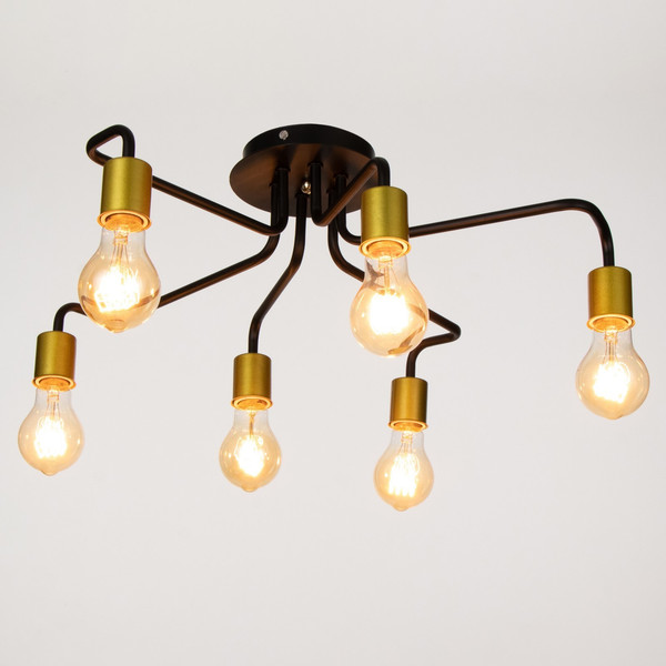 Изображение товара Люстра BayerLux 2721/6 / 7562811 (черный/золото)