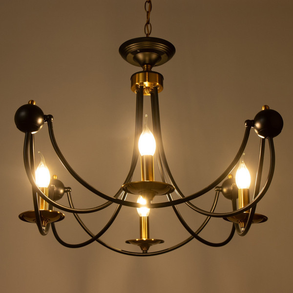 Изображение товара Люстра BayerLux Фломи 9214982 (черный/золото)