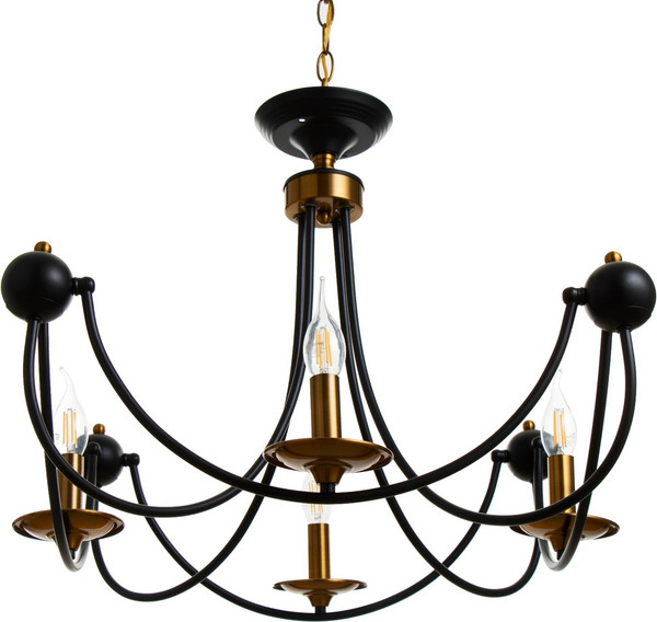 Изображение товара Люстра BayerLux Фломи 9214982 (черный/золото)
