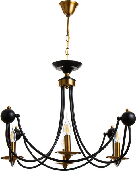 Изображение товара Люстра BayerLux Фломи 9214982 (черный/золото)