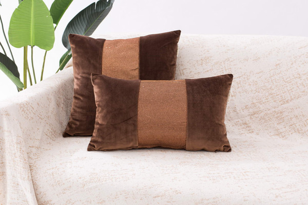 Изображение товара Наволочка декоративная Sofi de Marko Амели 30x50 / Нав-019-А-30х50 (шоколадный)