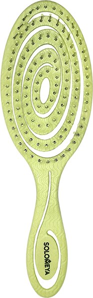 Изображение товара Расческа-массажер Solomeya Detangling Bio Hair Brush / 14-2046 (зеленый)