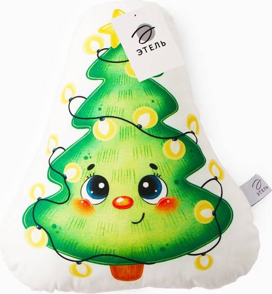 Изображение товара Подушка декоративная Этель Милая елочка / 10454197 (32x38, велюр)