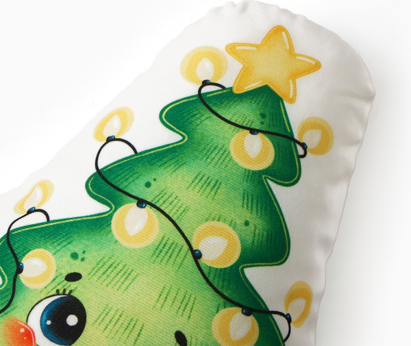 Изображение товара Подушка декоративная Этель Милая елочка / 10454197 (32x38, велюр)