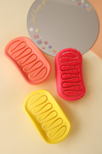 Изображение товара Расческа Solomeya Aroma Brush for Wet & Dry hair Lemon mini / 14-2062 (c ароматом лимона)