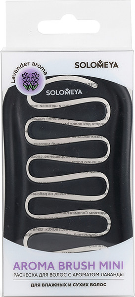 Изображение товара Расческа Solomeya Aroma Brush for Wet & Dry hair Lavender mini / 14-2064 (c ароматом лаванды)