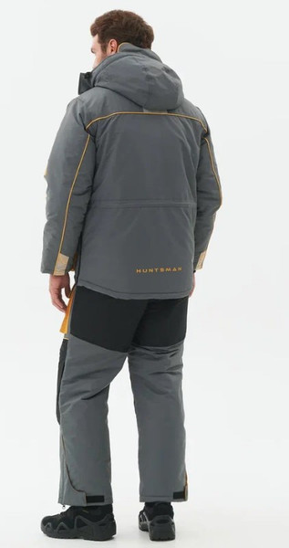 Изображение товара Костюм для охоты и рыбалки Huntsman Elbrus -45°C (р.56-58/182-188, серый/банан)