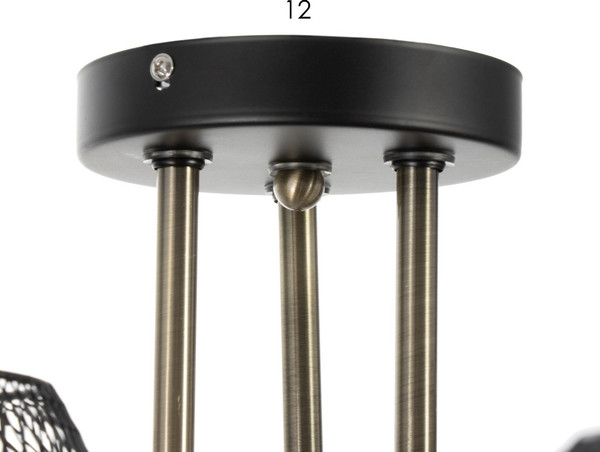 Изображение товара Люстра BayerLux Эстэт 9643996 (черный)