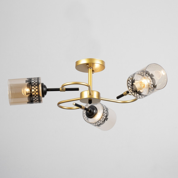 Изображение товара Люстра BayerLux Марси 9717695 (черный/золото)