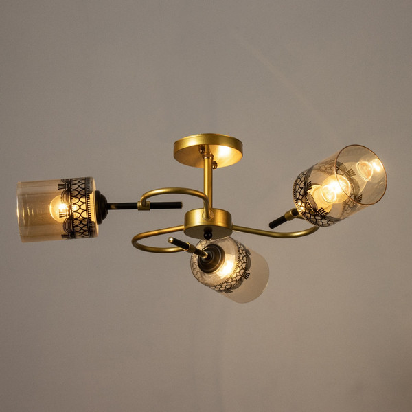 Изображение товара Люстра BayerLux Марси 9717695 (черный/золото)