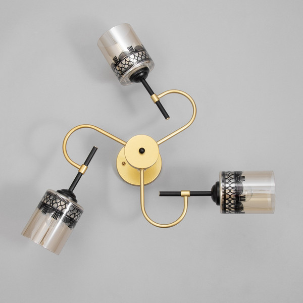 Изображение товара Люстра BayerLux Марси 9717695 (черный/золото)