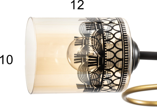 Изображение товара Люстра BayerLux Марси 9717695 (черный/золото)