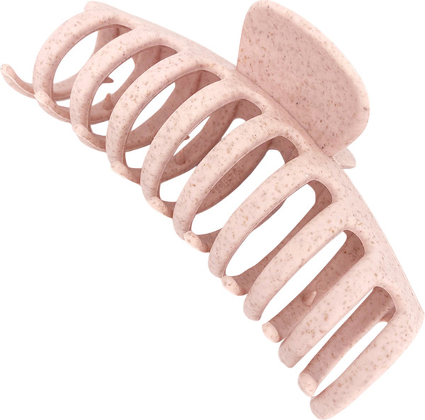 Изображение товара Заколка для волос Solomeya Из натуральной пшеницы овальная / 14-2049 (розовый)