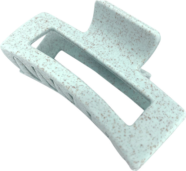 Изображение товара Заколка для волос Solomeya Из натуральной пшеницы прямоугольная / 14-2052 (мятный)