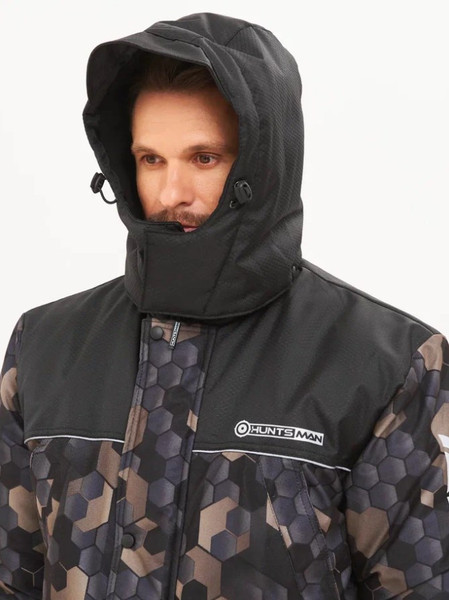 Изображение товара Костюм для охоты и рыбалки Huntsman Альтаир -45°C КМФ 001 соты хаки (р.48-50/170-176)