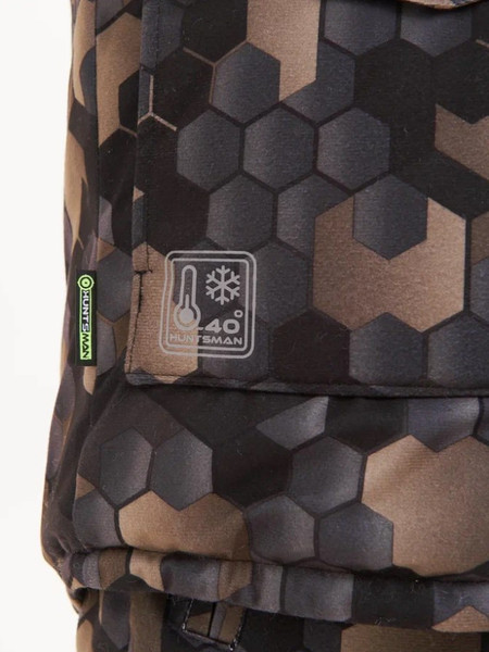 Изображение товара Костюм для охоты и рыбалки Huntsman Альтаир -45°C КМФ 001 соты хаки  (р.48-50/182-188)